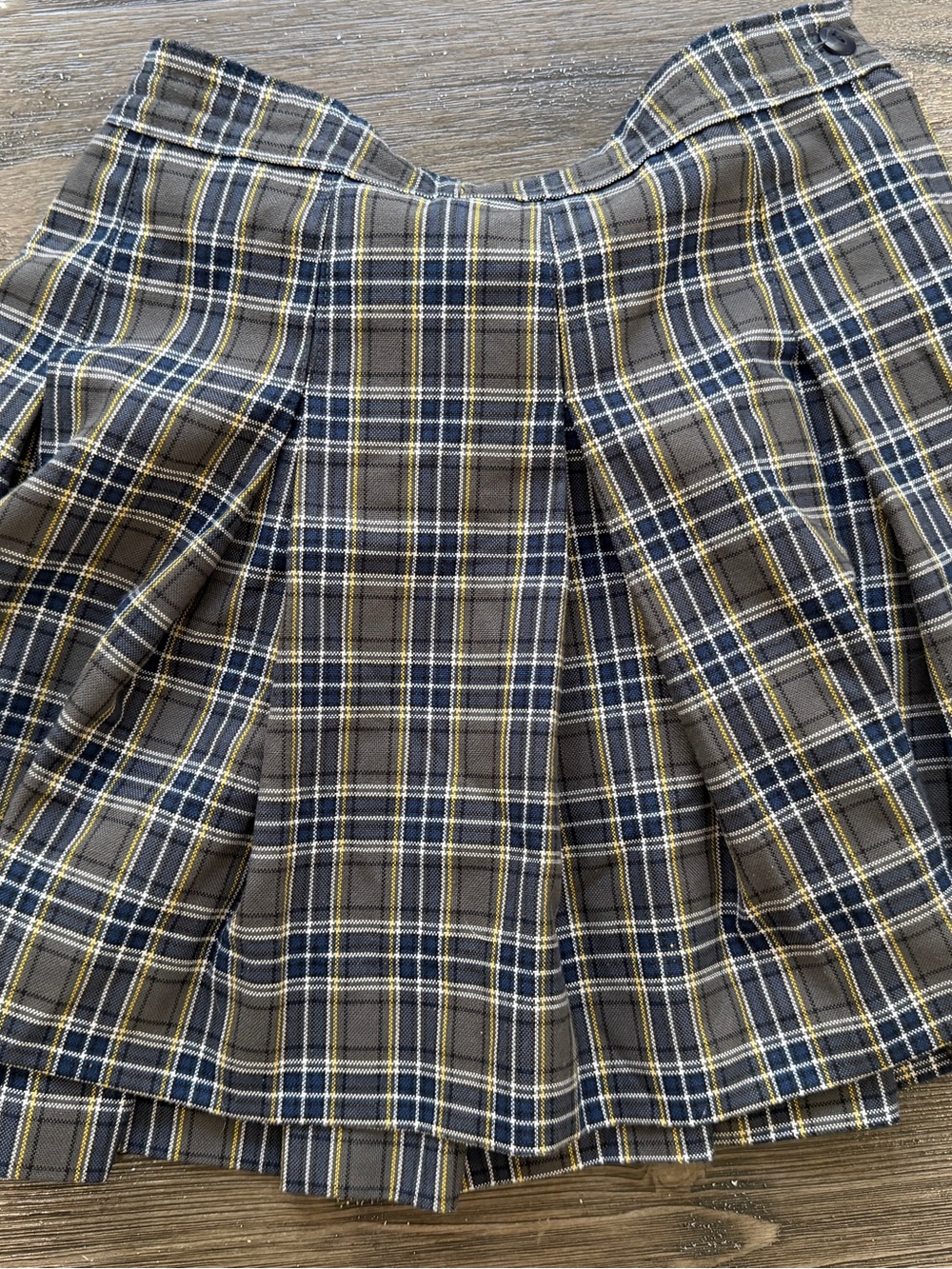 Dennis Pleated Plaid Uniform Skirt G12